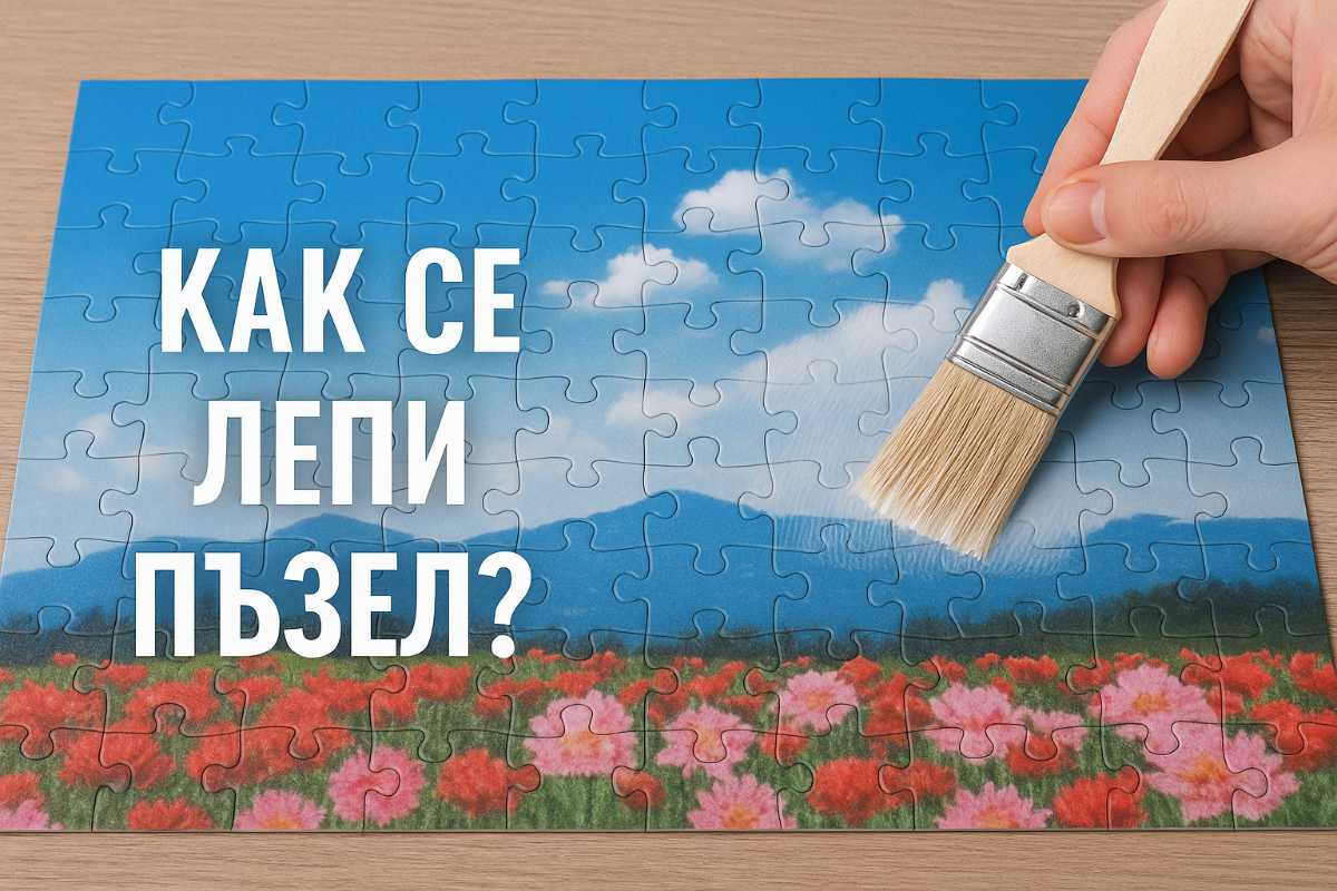 Как се лепи пъзел
