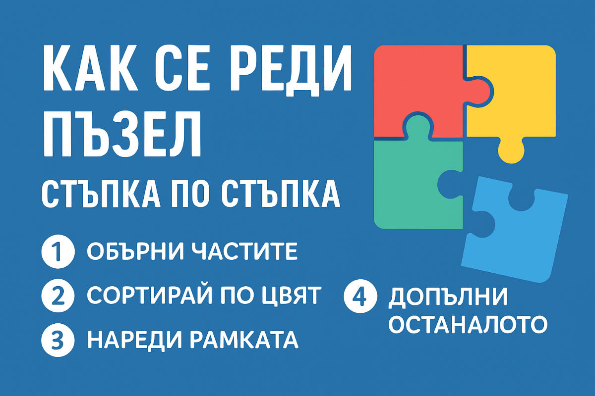 Редене на пъзели – пълно ръководство за начинаещи и напреднали