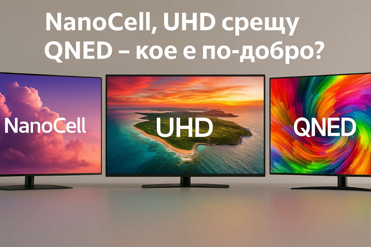 NanoCell, UHD или QNED – кое е по-добро?