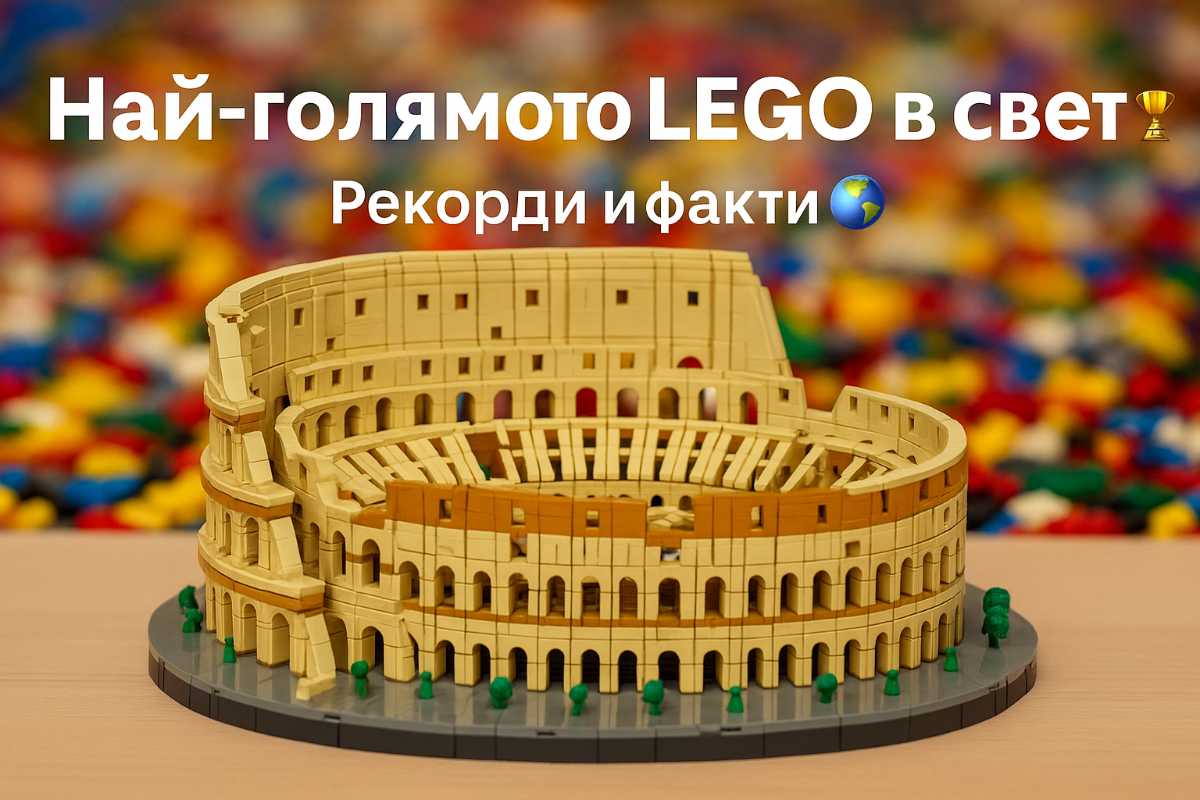 Най-голямото LEGO в света – удивителни рекорди и факти
